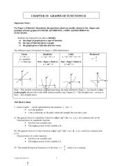 Chapter 19 I  Graphs of Functions II ENHANCE.doc