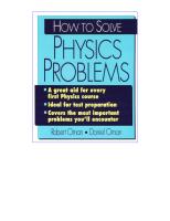 How To Solve Physics Problems.pdf