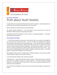 Truth about Youth Hostels.doc