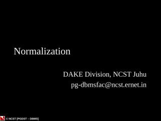 09-Normalization.ppt