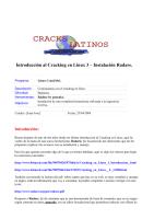 Introduccion al Cracking en Linux 03 - Instalacion Radare.pdf