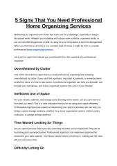 5 Signs That You Need Professional Home Organizing Services.docx